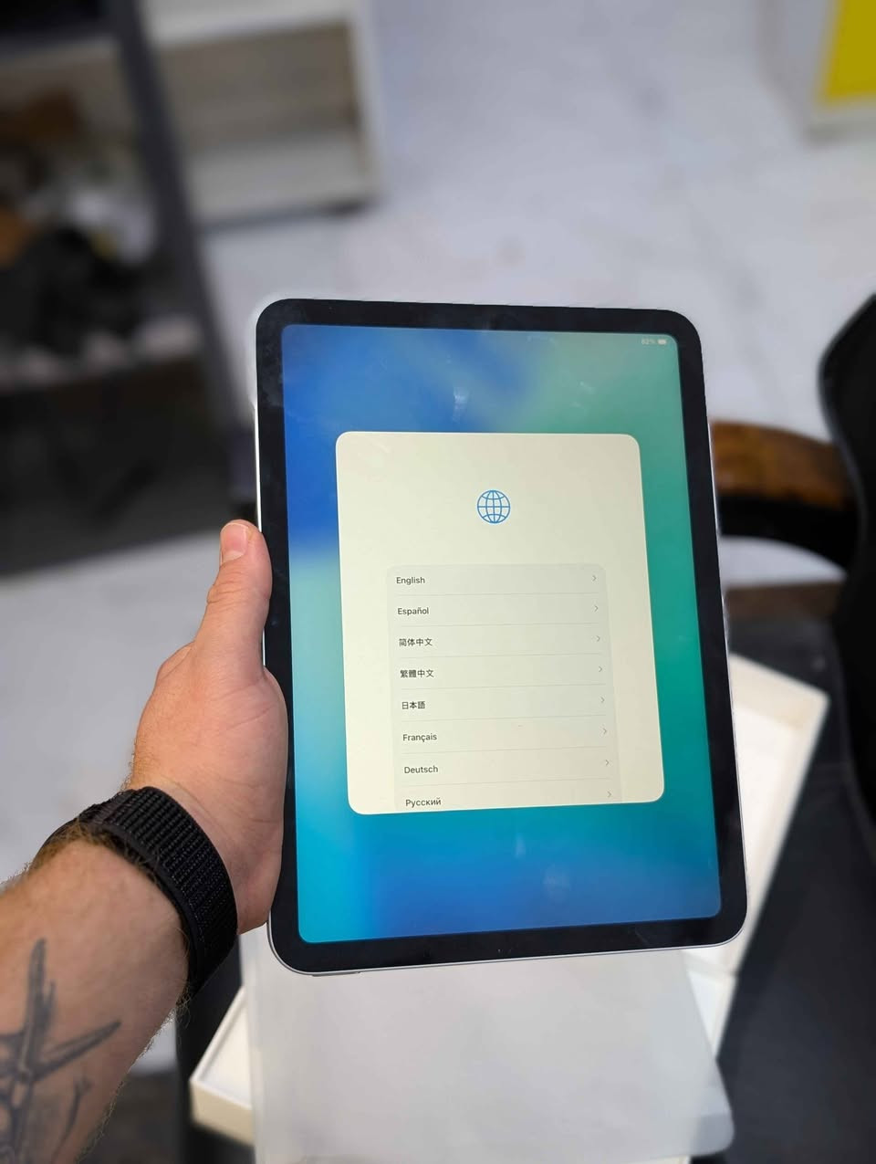 ipad A16 256 Gb

 تەنها 4 جار شەحن کراوە لۆکە کامل ئەشیایە
زەمانی ساڵێکی هەیە

بۆ زانینی نرخ و بینینی ئامێرەکانی تر، جۆینی چەناڵی تیلیگرام بکە   https://t.me/ranjstore1 السليمانية, العراق


**إذا كنت صاحب هذا الإعلان وتريد حذفه لأي سبب، رجاءا أرسل رسالة إلى الدعم الفني**