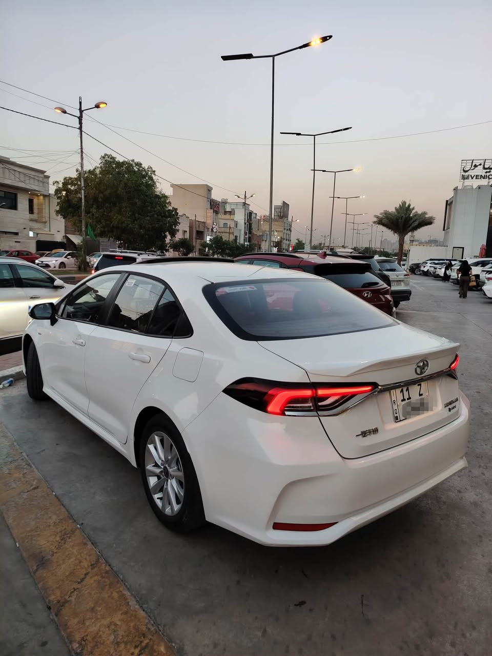 سلام عليكم كورله صيني هايبرد زيرو ماشيه ٧٠٠٠
رقمً بغداد مكفوله وسونار موجود ومرفوق مع صور مكان سياره في النجف سعر ١٦٥بي مجال  
رقم جوال ***********
