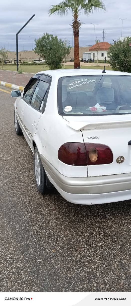 سلام عليكم كورلا ١٩٩٩للبيع شاشه كامره خلفيه جامات اوتو كهرباء مرايات كهرباء محرك ١٦٠٠ . ٤ سلندر لايتات زنون كشنات جلد للاستفسار ***********متواجد واتساب المكان الفلوجه
