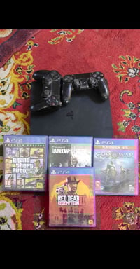 بلي4واحد تيرة مفتوح تنضيف ما مبدل ولا قطعة ويا2 جوستك اصلياو4العاب الك...