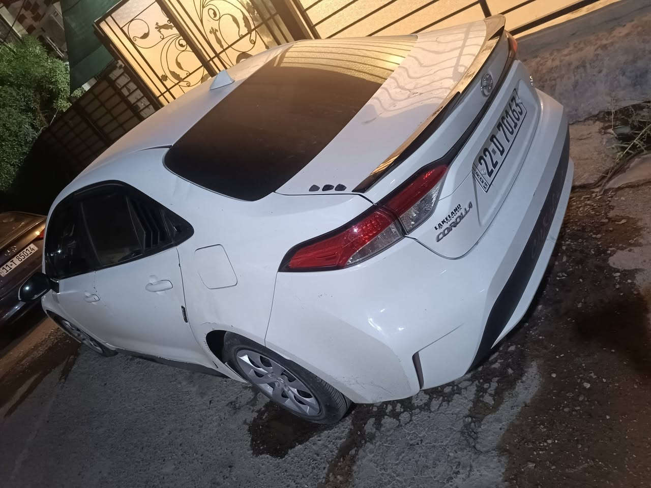 كورله ٢٠٢١وارد حادثها مثل مموضح بالصور بابين وجاملغ خلفي رقم اربيل تريد تحويل وكاله حاضر ماشيه ١٣٠محرك ١٨٠٠ سياره جاهزه اي نقص مابيها سعرها ١٢٧وبيها مجال مكاني بغداد عامريه ***********
