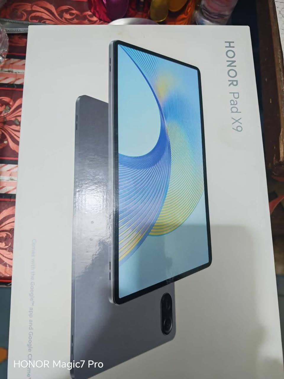 ايباد هونر باد x9
Honor pad x9

الشاشة: 11.5 بوصة - 120 هرتز - TFT LCD

الذاكرة الداخلية: 128 جيجابايت

الرام: 4 جيجابايت

Snapdragon 685 :المعالج

البطارية: 7250 مللي أمبير

السعر  250 الف ✅ بيع فقط 

*********** واتساب فقط
وخاص ماسنجر
