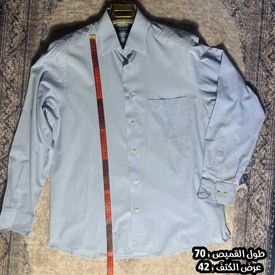 "قميص بالة مميزة درجة اولى "
تأكد من القياسات قبل الطلب 

قطع منوعة من القمصان البالة الاصلية تصل مستوى النظافة الى %100

السعر : ٥ آلاف و٣ قطع ب١٣ ألف

"توصيل مجاني داخل مجمع كليات باب الزبير"
اسعار التوصيل : ٦ الاف لكل العراق
٥ الاف اطراف البصرة
٣ الاف داخل مركز مدينة البصرة


**إذا كنت صاحب هذا الإعلان وتريد حذفه لأي سبب، رجاءا أرسل رسالة إلى الدعم الفني**