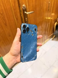 آيفون ١٢ برو ماكس • ازرق • شاشة تحتاج تبديل