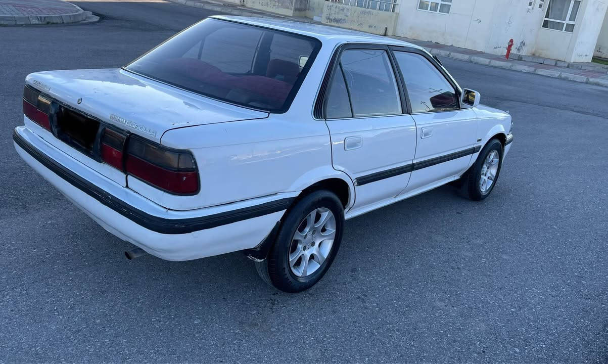 كرولا موديل١٩٩١
مةكينه بةخ و گير اوتوماتيك
سةنةويي وةكالة
بةشةرتي كيشةي مةدةني 
ناو سور
جام كارةباي
توندو تول
چوار تاو ويليي خاوين
دةعم ليدران برانةووة
ريزيوي نيه
بي بوياغة
سعري
21$
*********** بشدار, السليمانية
