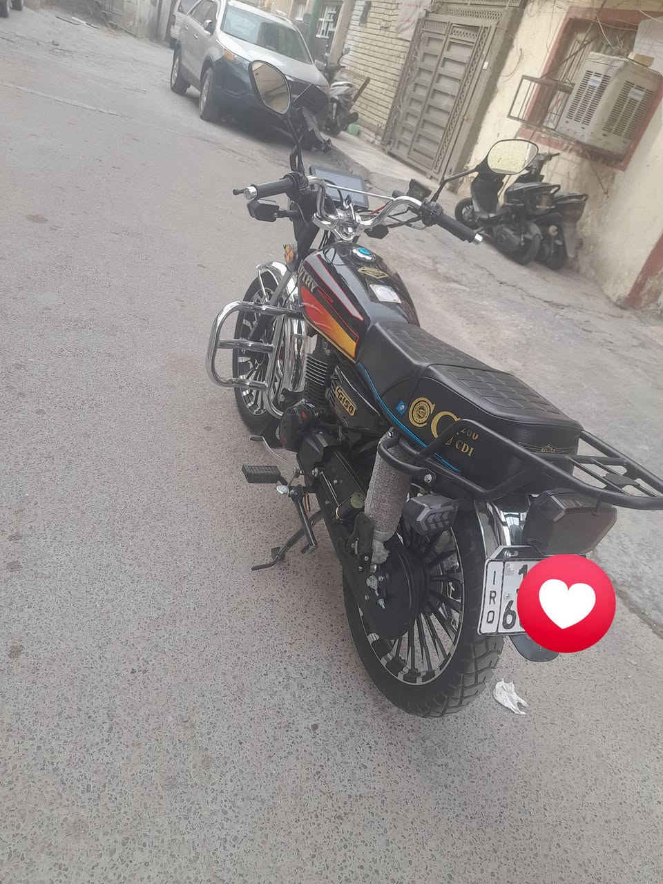 دراجه سيفان مرقم للبيع
رقم بغداد الدراجه بعد بحاله الوكاله مصالي 3اسابيع ماخذه رقمه بغداد ماشيه 1الف جديده الدراجه الاستفسار على هذه الرقم 
***********
