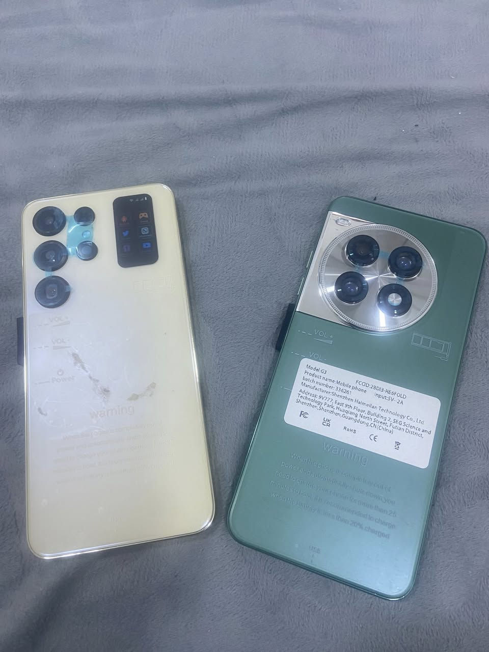 السلام عليكم والرحمه  عيدكم مبارك تلفونات عدد اثنان جديد غير مستخدم بدون ملحقات الذاكره  ١٦ كيكا سعر القطعتين ٦٠ على اول تم. السعر ثابت  واعتماد اسيا ٥ يلا اطلعهم


**إذا كنت صاحب هذا الإعلان وتريد حذفه لأي سبب، رجاءا أرسل رسالة إلى الدعم الفني**