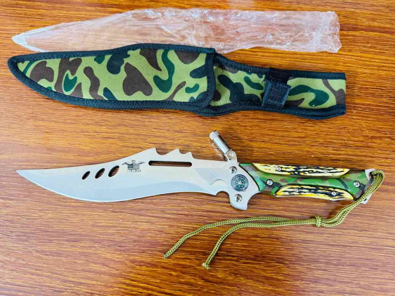 U.S.A (35cm) لجماعة التخييم والعسكر بيها بوصله ولايت ومواصفات حلوه سعرها


**إذا كنت صاحب هذا الإعلان وتريد حذفه لأي سبب، رجاءا أرسل رسالة إلى الدعم الفني**
