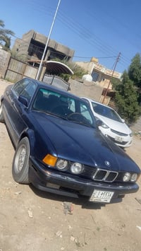 بي ام 735موديل 92صبغ فرن مكفوله من ضربه محرك 6سندر كفاله محرك رقم بغدا...