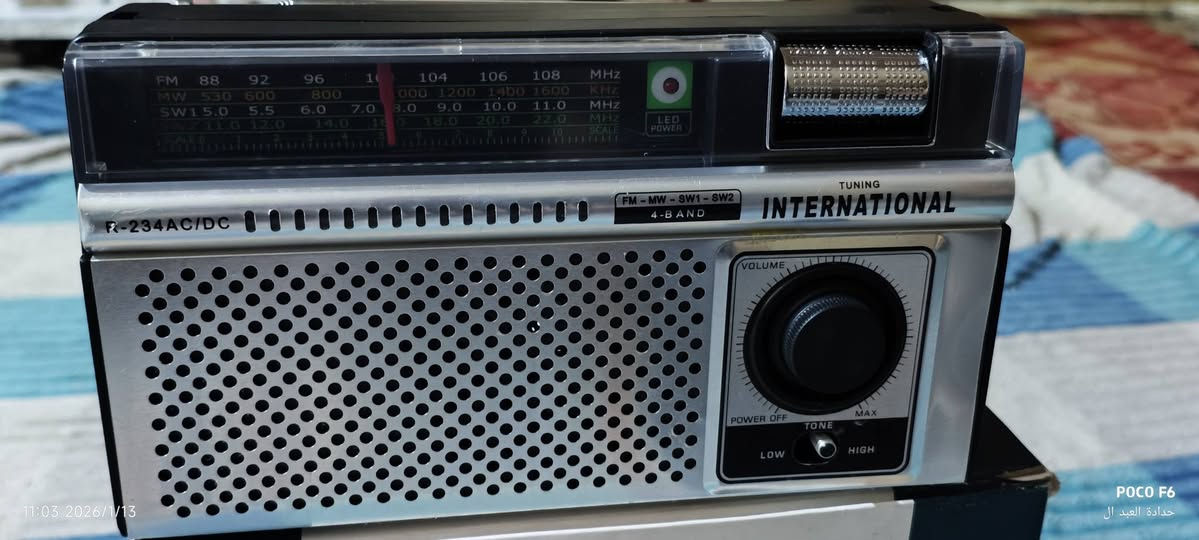 راديو جديد ما مستخدم فقط فحص السعر 15 الف البصرة ابو الخصيب ***********
