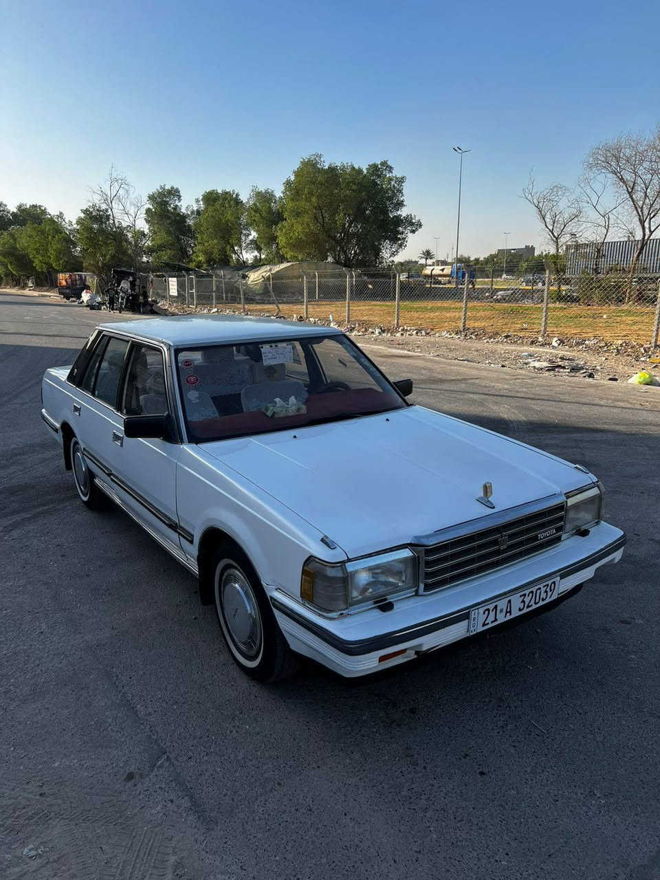 السلام عليكم عندي سوبر موديل 85 مكفولة من الضربة بيهة تلث قطع صبغ ابيع احزام  مكينة وكير بطة 2500مكينة وكير مكفولات صدر امامي وخلفي جديد تخم  تاير رقم سليمانية الجديد هزة جديدة  سنوية باسمي  مكان السيارة بغداد الهاتف *********** السعر 68
