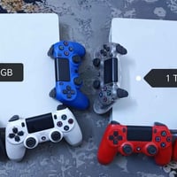 الاسم :- ps4 slim عدد 2 مهكرات الذاكرة :- 500gb & 1tb كل جهاز يحتوي عل...