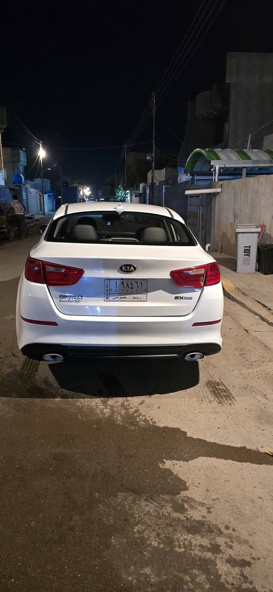 السلام عليكم اخوان كيا اوبتيما ٢٠١٥ بيها منضومة غاز
 التفاصيل
السعر 11500$
بصمة دخول ذكي انارة ترحيب 

محرك GDI 2400 EX

داش كام امامي وخلفي وداخل السيارة

شاشة كاربلي وابل كاربلي أوتو نوع TS10 والمسجل البلادي موجود 

باتري جديد تايرات امامية جديدة
صدر جديد خلفي امامي بيها بس شوية صوت بمشط استيرن

صبغ بابتين وچاملخ خلفي عكس السايق بدون دواخل والضربة ماواصلة دواخل يعني داخل الجنطة بلادي
السيارة ماشية ١٦٥ ميل 

للمعلومات اكثر ***********

مكاني بغداد العامرية شارع المضيف مقابل جامع ملوكي
شوف زين واقتنع قبل لا تخابر رجاءاً
