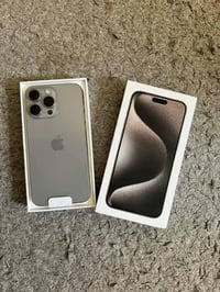 أيفون 15 برو ماكس للبيع بدون شخط جديد بطارية 91 جهاز كامل حته كارتونه ...