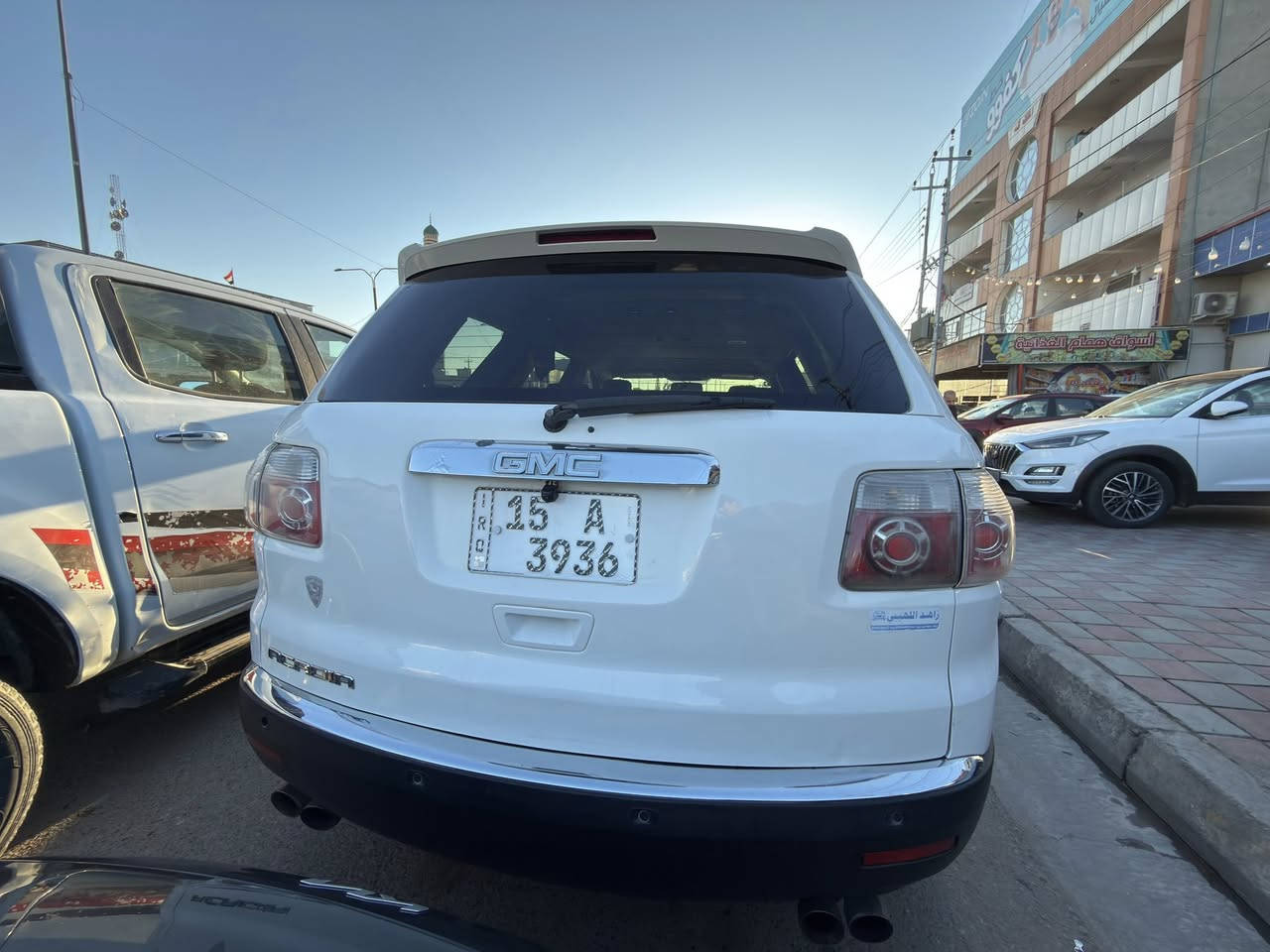 السلام عليكم جمسي GMC أكاديا
موديل 2010
أمريكي كفاله 
رقم أنبار دولي 
محرك كير كفاله 
٧راكب 
٦سلندر 
باسمي
السعر ١١٠$وبيها مجال بسيط 
***********
