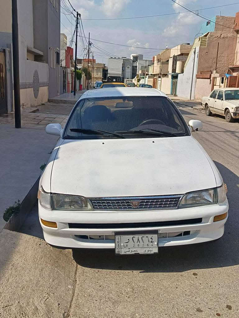 للبيع
كورولا 
موديل/1995
توماتيك /تبريد شغال 
صبغ /فقط شبر بلصندوق والباقي كله اصلي . 
رقم الماني نينوى .سنويه جديده 
محرك +كير كله بشرط 
موقع السياره /نينوى حي التحرير 
للتواصل خاص او على رقم ***********
سعر السياره /60مجال كلش بسيط
