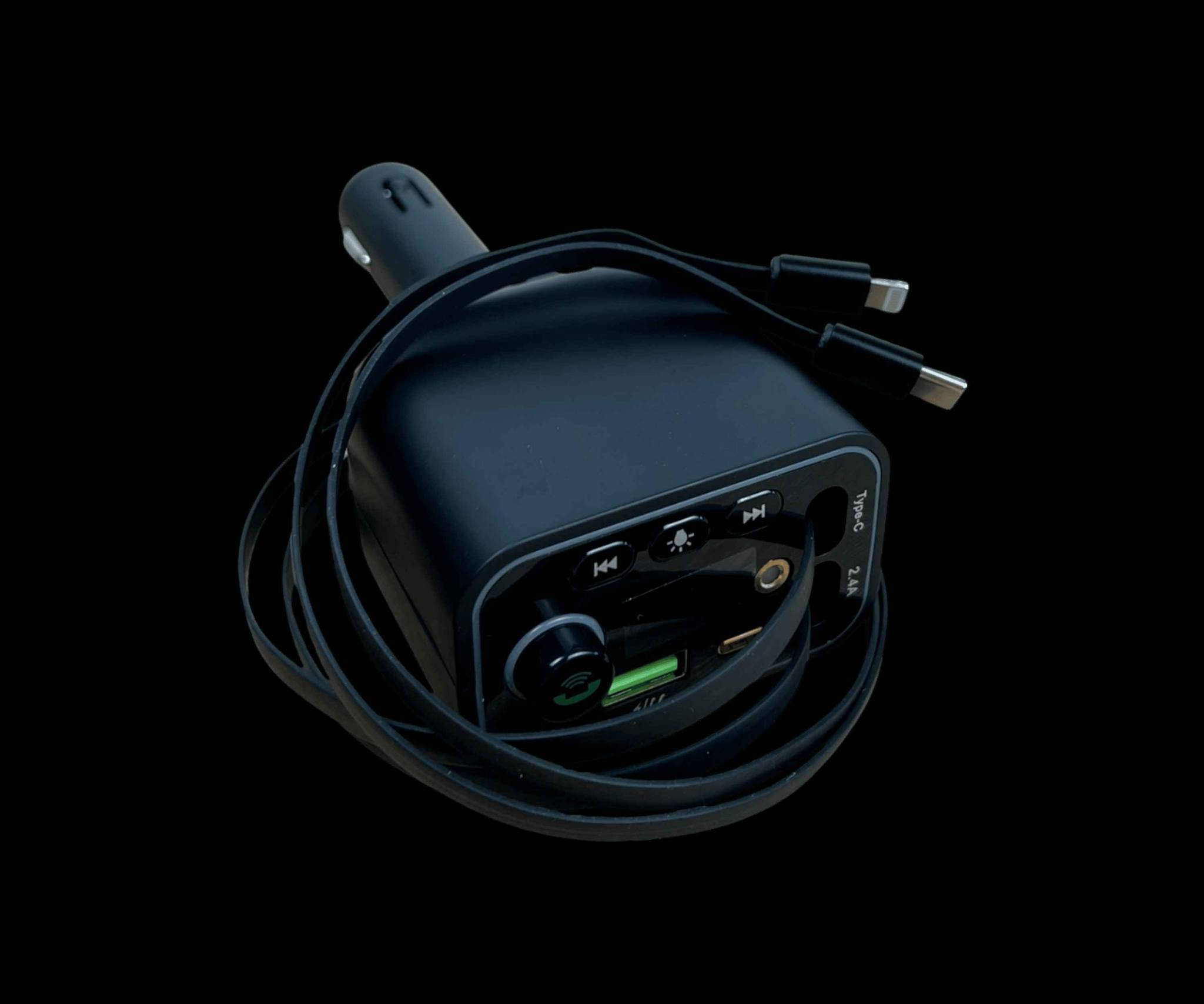 شاحن فيتة للسيارة مع نشرة روز رايز

الاستخدامات

شحن الهواتف والأجهزة الذكية داخل السيارة بسرعة عالية.

تشغيل الموسيقى من الهاتف إلى سماعات السيارة عبر البلوتوث.

إجراء المكالمات الهاتفية بدون استخدام اليدين أثناء القيادة.

تشغيل الموسيقى من فلاش USB أو بطاقة الذاكرة داخل السيارة.

بث الصوت إلى راديو السيارة عبر خاصية FM transmitter.

المميزات

شاحن سيارة متعدد الوظائف 5 في 1 يجمع بين الشحن وتشغيل الموسيقى.

قدرة شحن تصل إلى 120 واط للشحن السريع.

يدعم Bluetooth V5.3 + EDR لاتصال مستقر وسريع.

يحتوي على عدة منافذ شحن:

منفذ USB 3A

منفذ USB 2.4A

منفذ Type-C

يدعم تشغيل الموسيقى من USB  TF Card.

يدعم صيغ الصوت MP3  APE  FLAC  WAV  WMA.

يدعم مكالمات Hands-Free أثناء القيادة.

شاشة LED لعرض التردد وحالة التشغيل.

إضاءة LED ملونة تعطي مظهر أنيق داخل السيارة.

نطاق تردد FM من 87.5 إلى 108 MHz.

يدعم بطاقات ذاكرة حتى 32GB.

يعمل على جهد DC 12-24V مناسب لمعظم السيارات.

مسافة إرسال FM تصل إلى 5 متر.

محتويات الصندوق

جهاز شاحن السيارة البلوتوث.

دليل الاستخدام.

الملاحظات

قياس الكارتون:

الطول: 8 سم  العرض: 5 سم  الارتفاع: 20 سم.

قياس المنتج:

الطول: 6 سم  العرض: 4 سم  الارتفاع: 14 سم.

طول أسلاك الشحن: 75 سم. بغداد, العراق


**إذا كنت صاحب هذا الإعلان وتريد حذفه لأي سبب، رجاءا أرسل رسالة إلى الدعم الفني**