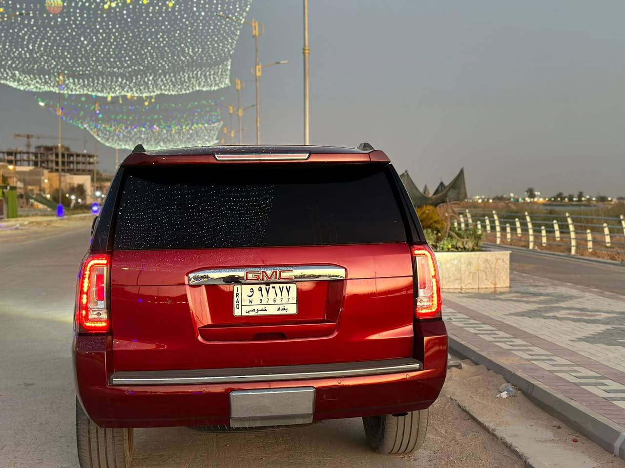 السلام عليكم للبيع او المراوس حسب القناعة
يوكن دينالي 2018 
مكينه 6200
كير 10 نمر 
فول مواصفات 
دوس كهرباء 
شحن لاسلكي 
تدفئه تبريد بالكشنات 
جنطة كهرباء + فتح بالقدم 
كشنات منفصل 
بدون ايرباك بجم كبس 
حادث امريكا موضح بالصور بس قبق الجنطة مبدل اصلي نفس اللون 
السعر 320 وبيها مجال بسيط 
للأستفسار 
***********
