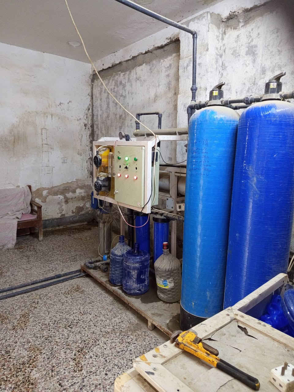 السلام عليكم شباب محطه ماء ارو للبيع محطه خير من الله خزانات عدد 2 صافي 5000 لتر خابط 10000لتر دخله خير من الله 
الموقع: بغداد زعفرانيه حي الزهور 
رقم هاتف:  ‏‪0778 114 6044‬‏
