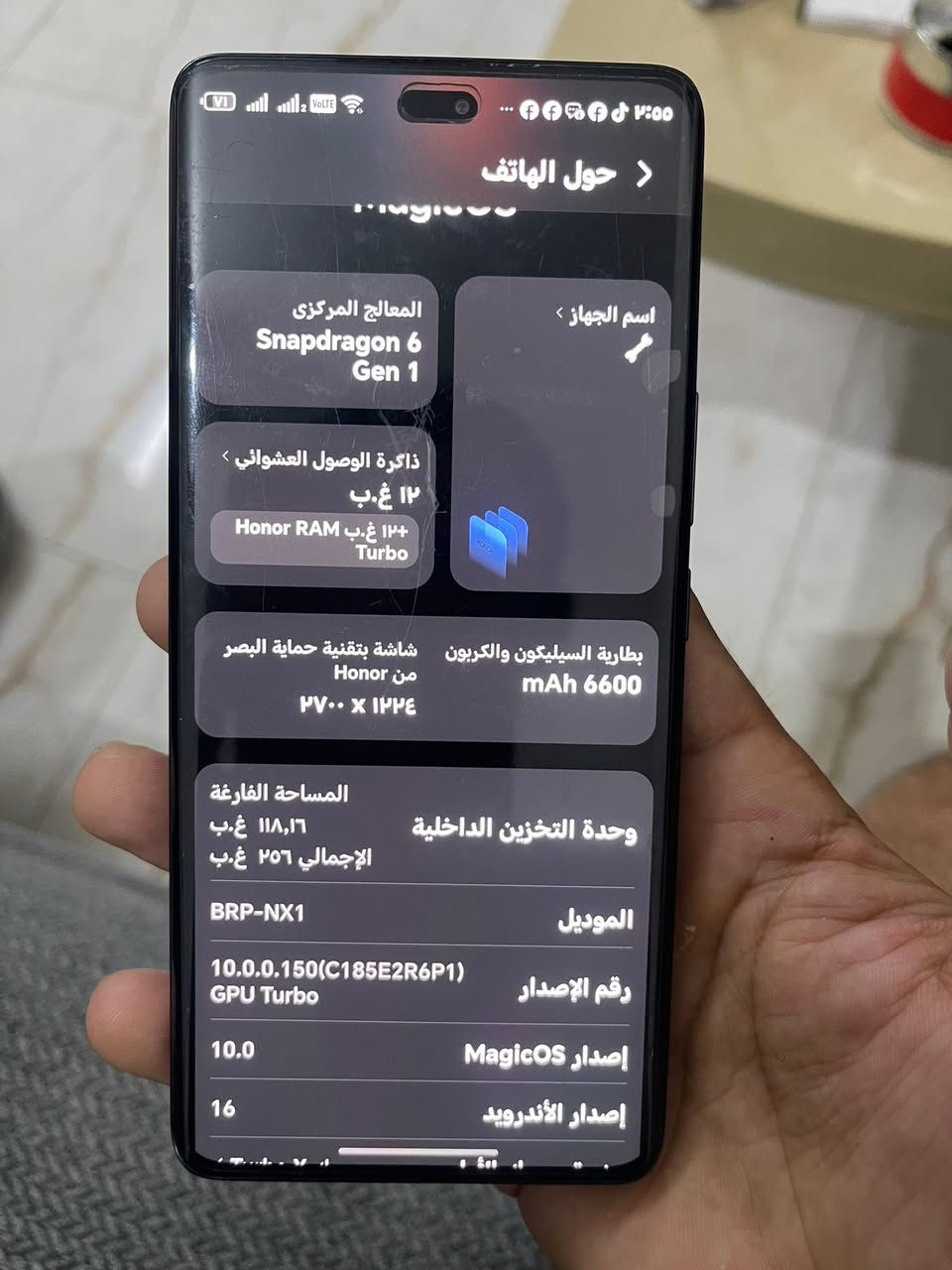 السلام عليكم هونر X9c ذاكره 256 وعشوائيه 24  جهاز غني عن التعريف بطاريه 6600 نضافه 100/100 السعر 375 وبي مجال قليل الرقم ***********. ***********
