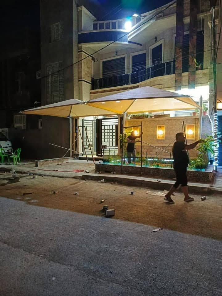 مضلات هرميه❤️
قماش استرالي مع ضمان 10سنوات✅
حديد ثقيل وباسعار جمله 
*********** 📲
اخوكم محمد النعيمي
