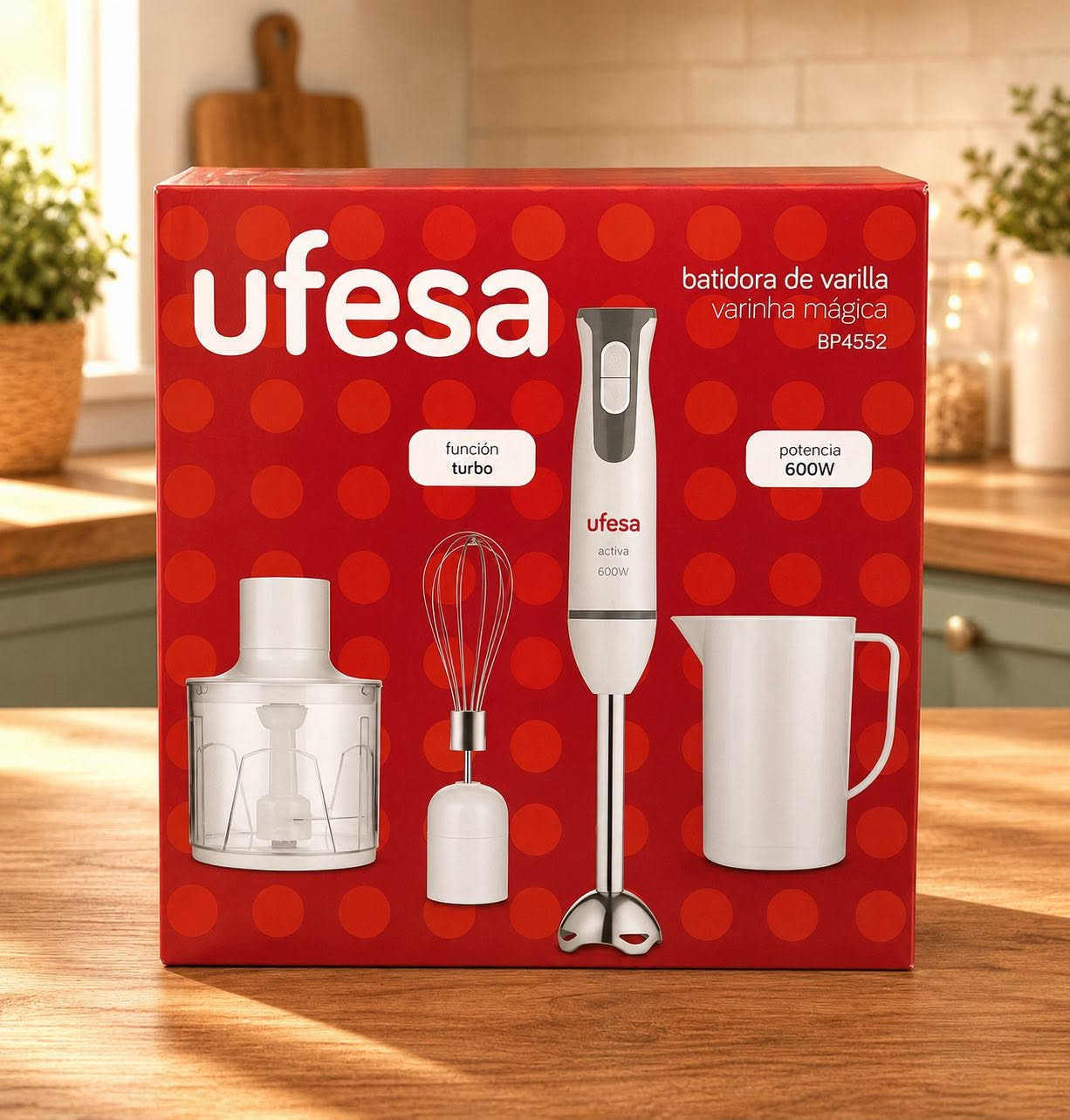 � خلاط يدوي UFESA الإسباني الأصلي 🔥

✅ منشأ إسباني ملف نحاس 
✅ قوة 600 واط
✅ نظام Turbo للخلط السريع
✅ ساق ستانلس ستيل قابلة للفك
✅ شفرتان عاليتا الكفاءة
✅ تصميم مريح وسهل الاستخدام
✅ نظام مانع لتناثر السوائل
✅ كوب قياس مرفق
✅ مفرمة (Chopper) مرفقة
✅ مضرب خفق للكريمة والبيض

💰 سعر المفرد: 25 ألف فقط
🚚 التوصيل مجاني

📦 متوفر جملة ومفرد

📩 مراسلة الصفحة أو الاتصال:
📞 ***********
