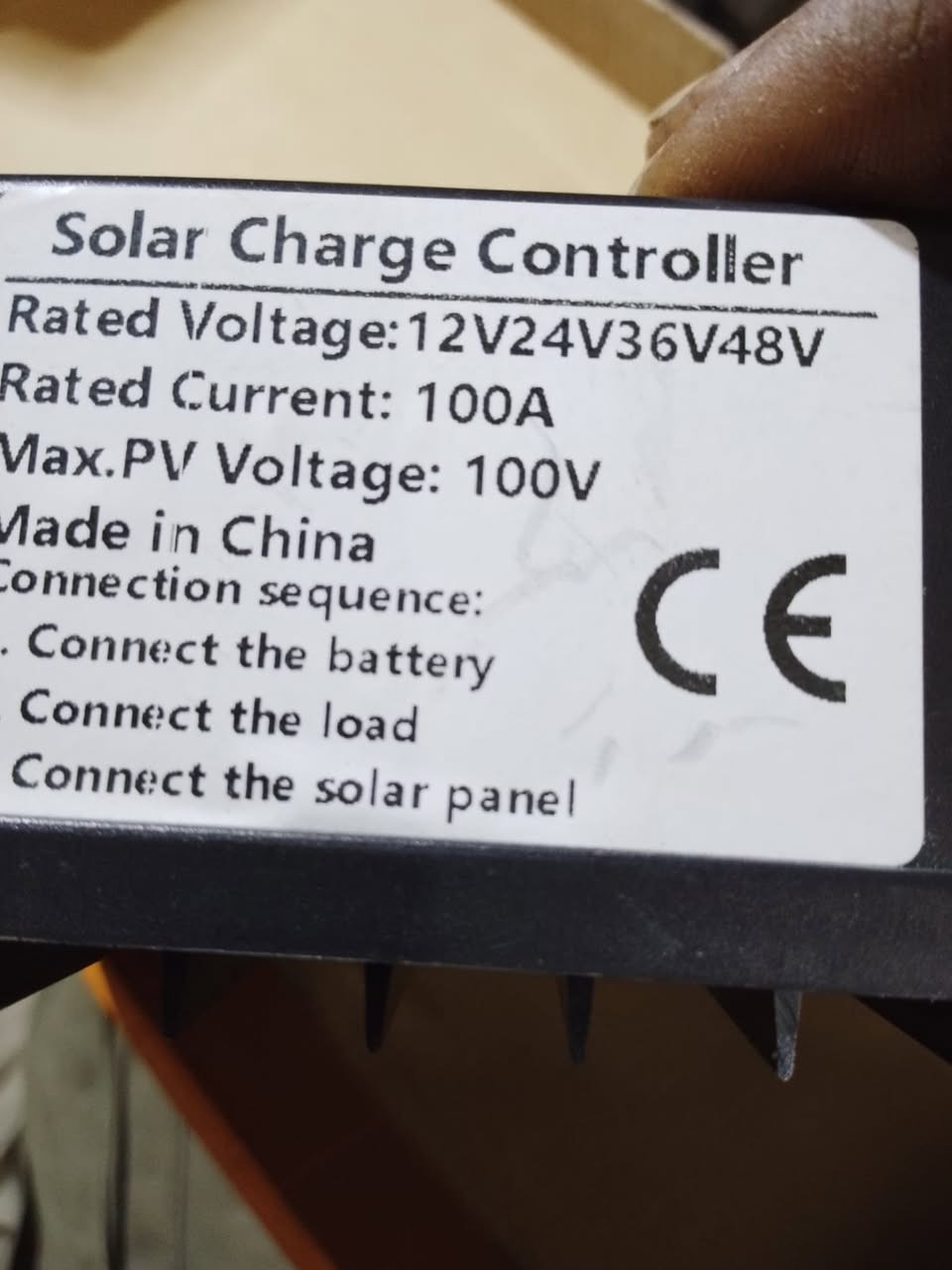 البيع .. MPPT .. 100A
60  الف مع التوصيل


**إذا كنت صاحب هذا الإعلان وتريد حذفه لأي سبب، رجاءا أرسل رسالة إلى الدعم الفني**