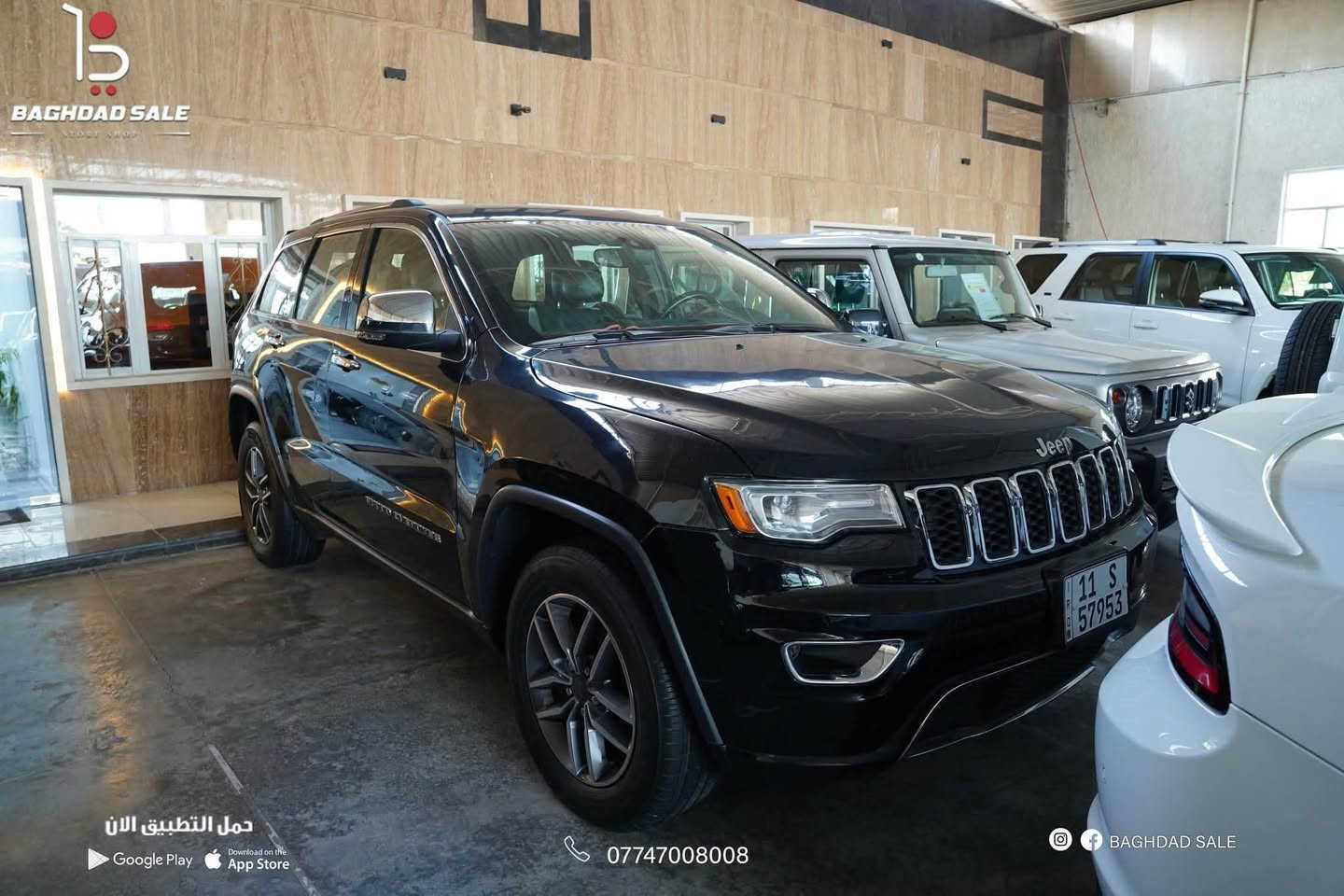 🚗 للبيع 

Jeep Grand Cherokee Limited 2020 –

جيب جراند شيروكي ليمتد 2020 – 

🌍 المدينة - بغداد – البياع 

•   🛣️  المسافة المقطوعة    -   60  الف كلم 

------------------------------------------------------------ 
💰 السعر:        لمعرفة السعر   اتصل على الارقام
***********
***********

وسوف يتم الرد على الخاص برسالة بالسعر ورقم البائع 

✅ المواصفات :

▪️ الموديل: 2020
▪️ الفئة: Limited
▪️ محرك 6 سلندر سعة 3.6 لتر – اقتصادي وعزم ممتاز
▪️ ناقل حركة أوتوماتيكي
▪️ نظام دفع رباعي (4x4)
▪️ ماشية فقط 60,000 كم
▪️ جنوط قياس 20 إنج
🔸 الحالة:
▪️ صبغ خارجي فقط: بنيد وجزء من الجاملغ – بدون دخول
▪️ الشاصي والإيرباغات سليمة 100%
▪️ استخدام ناعم
▪️ داخلية نظيفة جداً
▪️ السيارة خالية من أي مشاكل ميكانيكية أو كهربائية
🔸 المواصفات الإضافية:
▪️ فتحة سقف
▪️ مقاعد جلد كهربائية
▪️ تسخين وتبريد للمقاعد
▪️ شاشة لمس وسطية
▪️ نظام ملاحة
▪️ كاميرا خلفية
▪️ بصمة تشغيل ودخول ذكي
▪️ بلوتوث / USB / AUX
▪️ حساسات أمامية وخلفية
▪️ نظام قيادة متعدد الوضعيات
▪️ إنارة LED – داخلية وخارجية

#للبيع #سيارات_للبيع #سيارات #بغداد_سيل Colombo, Sri Lanka
