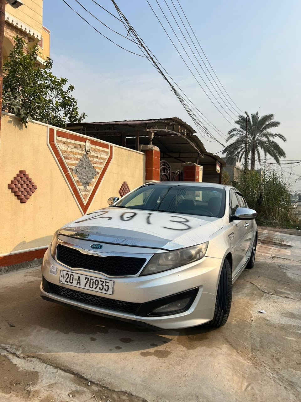 أوبتما ٢٠١٣
وارد كوري 
رقم ديالى بسمي   و رقم جديد
بيه صبغ  موضح بل سونار بدون معجون أثر جراد 
ماشيه ٢٢٠ كيلو 
*********** واتس اب 
  مكان ديالى بعقوبه تقاطع القدس
