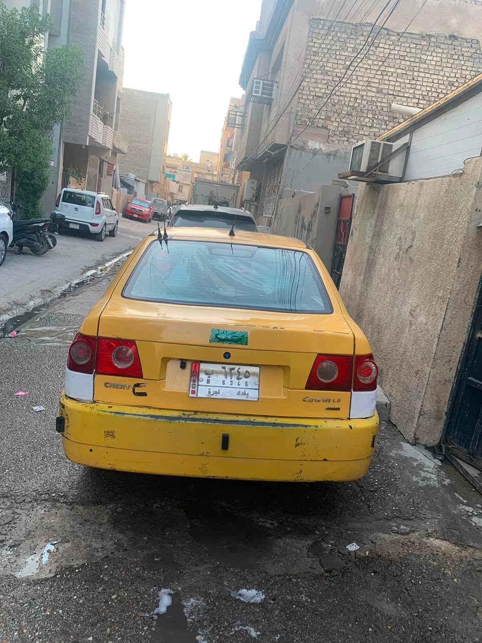 يالله
سلام عليكم شيري كوين مديل ٢٠١١ محور كير ومكينه كورلا بكاتشو ١٦٠٠ بعدها بجيس تبريد ثلج كهربائيات كلها شغاله بكل لايت لدات تخم تاير جديد
شاشه وكامره خلفيه لاضربه ولا صبغ فقط بيه طخه بخشم الجاملغ الخلفي معمر وبعده مامصبوغ خاليله  كشر كله كفاله عامه بعده بجراده جام رباعي كهرباء شغال دوشمه جديده فقط الدعاميات لونها مصوفر   مابيها كل نقص كبل لشارع 
سعرها ٣٤ بيها مجال حك جيتك 
مكاني بغداد الاعظميه 
رقم الهاتف ***********
