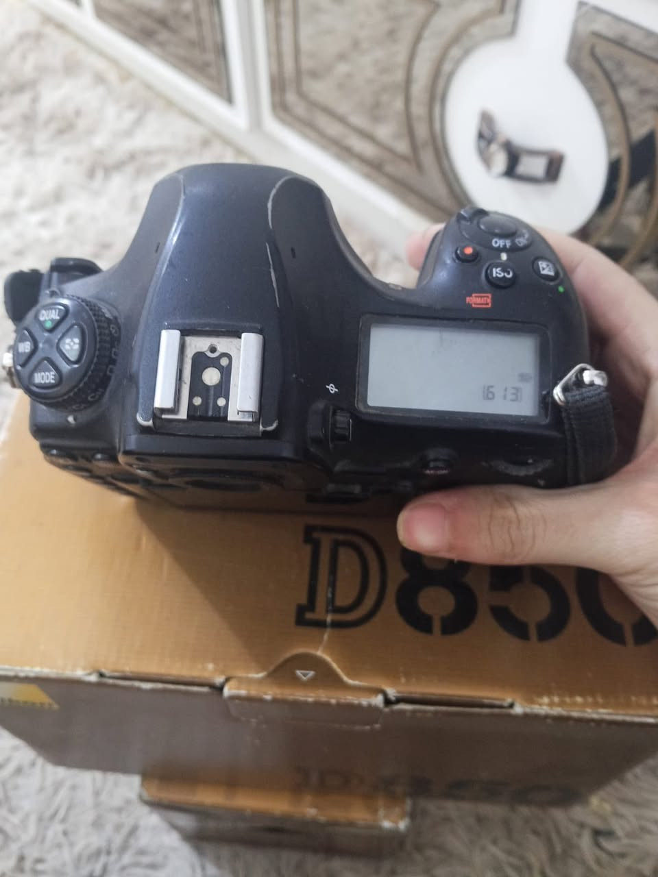 كاميرا للبيع  نيكون 850   للبيع نظيفه جدا للاستفسار اكثر مراسلتي


**إذا كنت صاحب هذا الإعلان وتريد حذفه لأي سبب، رجاءا أرسل رسالة إلى الدعم الفني**