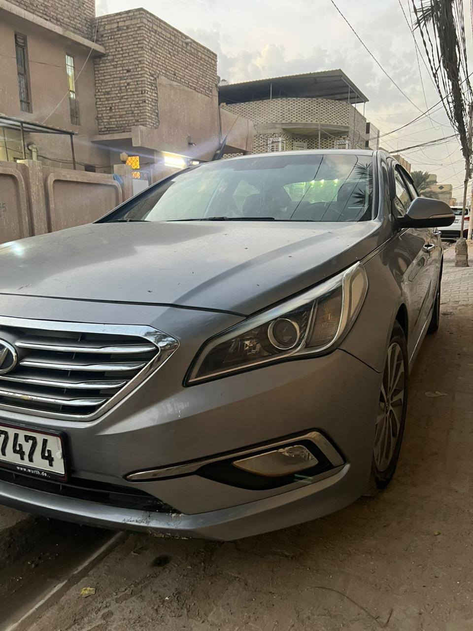 السلام عليكم
سوناتا 2015 سياره ماشيه 100 الف فول بصمه رادارات تبريد بيانو شاشه جبيره تدفئه كشنات سياره حداديه جيديه اللّٰـه شاهد ما صار شهر مـن بدلتها كلها نفضتها نفض سياره ترايك شرط سياره برغي متفتح بغداد دولي بأسمي (مكاني نجف) السعر (125) الاتصال 
***********
