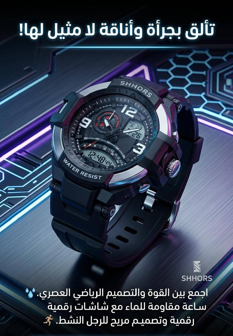 ساعة إلكترونية دبل تايم بتصميم عصري وجذاب 😍⌚✅
ضد الماء💧✅
شاشة واضحة ومظهر رياضي مميز😍✅
🎯 مناسبة للاستخدام اليومي😍✅

سعر القطعة 4000دينار💰✅
سعر الدرزن 48000دينار📦✅

موديل مطلوب وسعر مناسب للبيجات وأصحاب المحلات🧳✅

يوجد توصيل لكافة محافظات العراق
للتواصل م
***********
