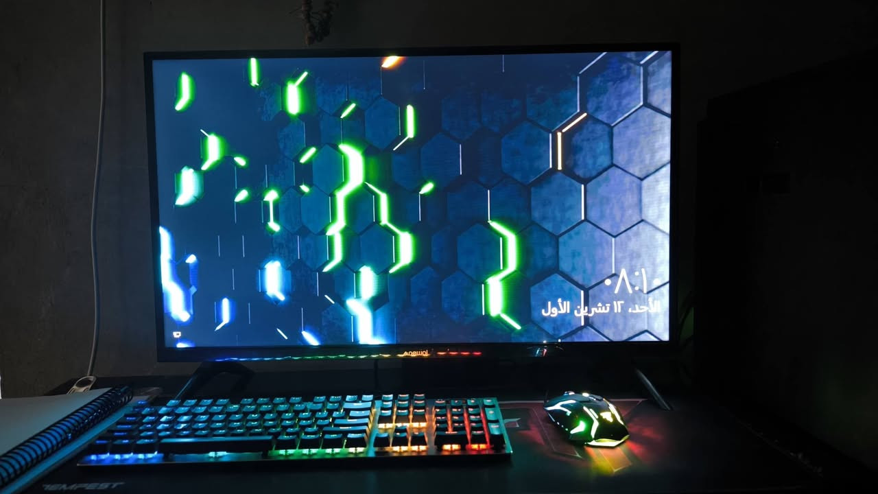PC گيمينج للبيع 🖥️🔥
كمبيوتر قوي بمواصفات ك الاتي:

رامات 24 كيكا ثلاثة قطع

كارت شاشة خارجي 4 كيكا نوع gtx 970 

معالج xeon e5_1620v2 (تقريبا يعاد CORI 5 G5 )

هارد للنظام 256 ssd خرافي للالعاب 

هارد تخزين 500 كيكا

شاشة حجم 32  نظيفة استعمال قليل 60 HZ

كيبورد ميكانيكي ضوئي وماوس ايضا ضوئي LED من شركة تيمبست 

وماوس باد كبير بحجم الطاولة ايضا من شركة تيمبيس 

سماعة گيمنج تحتوي على مايك خارجي و LED ضوء على اطراف السماعة

كيس DELL مكتبي  مع طاولة زجاج

سعرها 550 الف بي مجال بسيط للتواصل على رقم الواتساب 
***********
