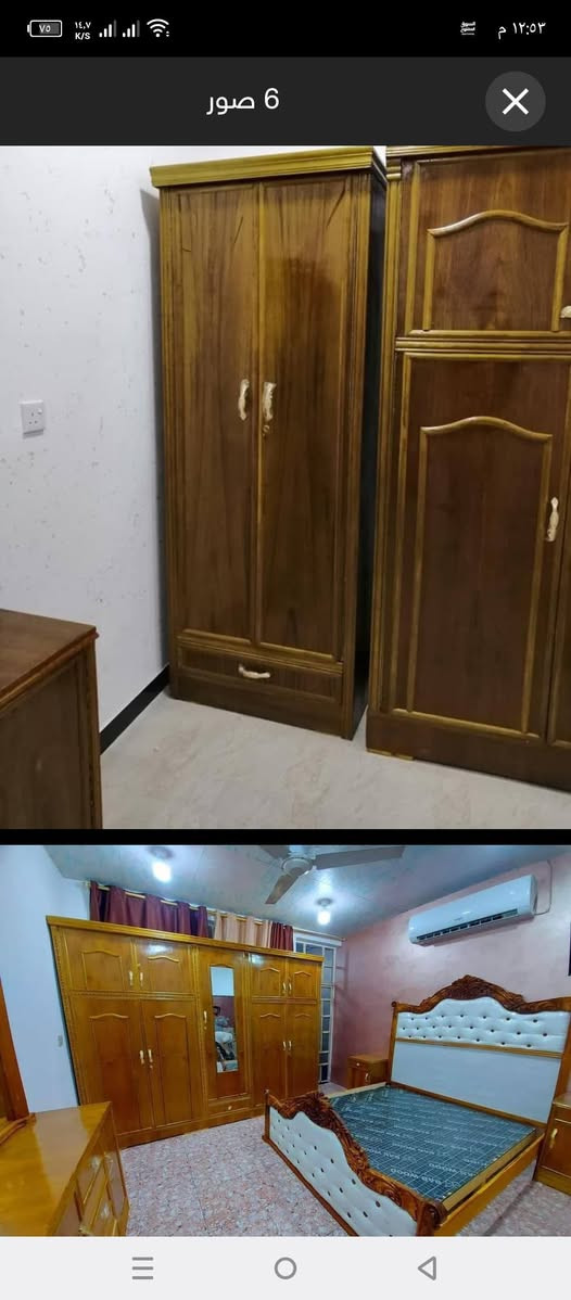 غرفه نوم ٥ باب 
الخارج صاج ٤ ملم الداخل عادي ٤ ملم 
القياعده بلوك الضهر جرجوبة براغي 
التوج زان مصري 
شغل فوق الوسط
قياسات الكنتور الارتفاع ٢٣٠ سنتيم
العرض ٣ متر

السعــــر (950 )

النقل والشد مجانا داخل بغداد
اطراف ٢٥ الف 
صويره كربلاء حله ٧٥ الف

  فلوجه ديالى ١٠٠
نجف ديوانيه  ١٢٥
كوووت ١٠٠

رمادي ١٢٥ الف

عماره ناصريه ٢٠٠

سماوة ١٥٠

صلاح الدين ١٢٥
***********
