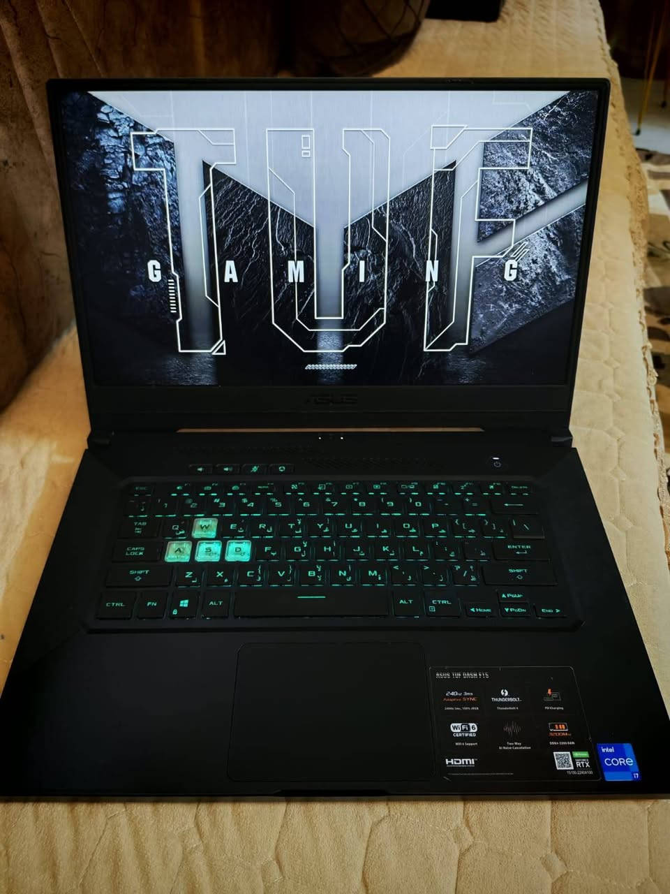 ​ ASUS TUF Dash f15
جهاز للألعاب والمونتاج والدراسة 
 التفاصيل والمواصفات 

​المعالج (CPU): Intel Core i7-11370H

كارت شاشة :3070 8g  

​الذاكرة العشوائية (RAM): بسعة 16GB DDR4 

​الهارد :Storage 1TB NVMe PCIe G3 SSD

​الشاشة  بحجم 15.6 بوصة 240 Hz 

السعر 1.100.000

مكان بغداد الكرخ

 للاستفسار على هذا الرقم بي واتساب  ‏: *********** ‏
