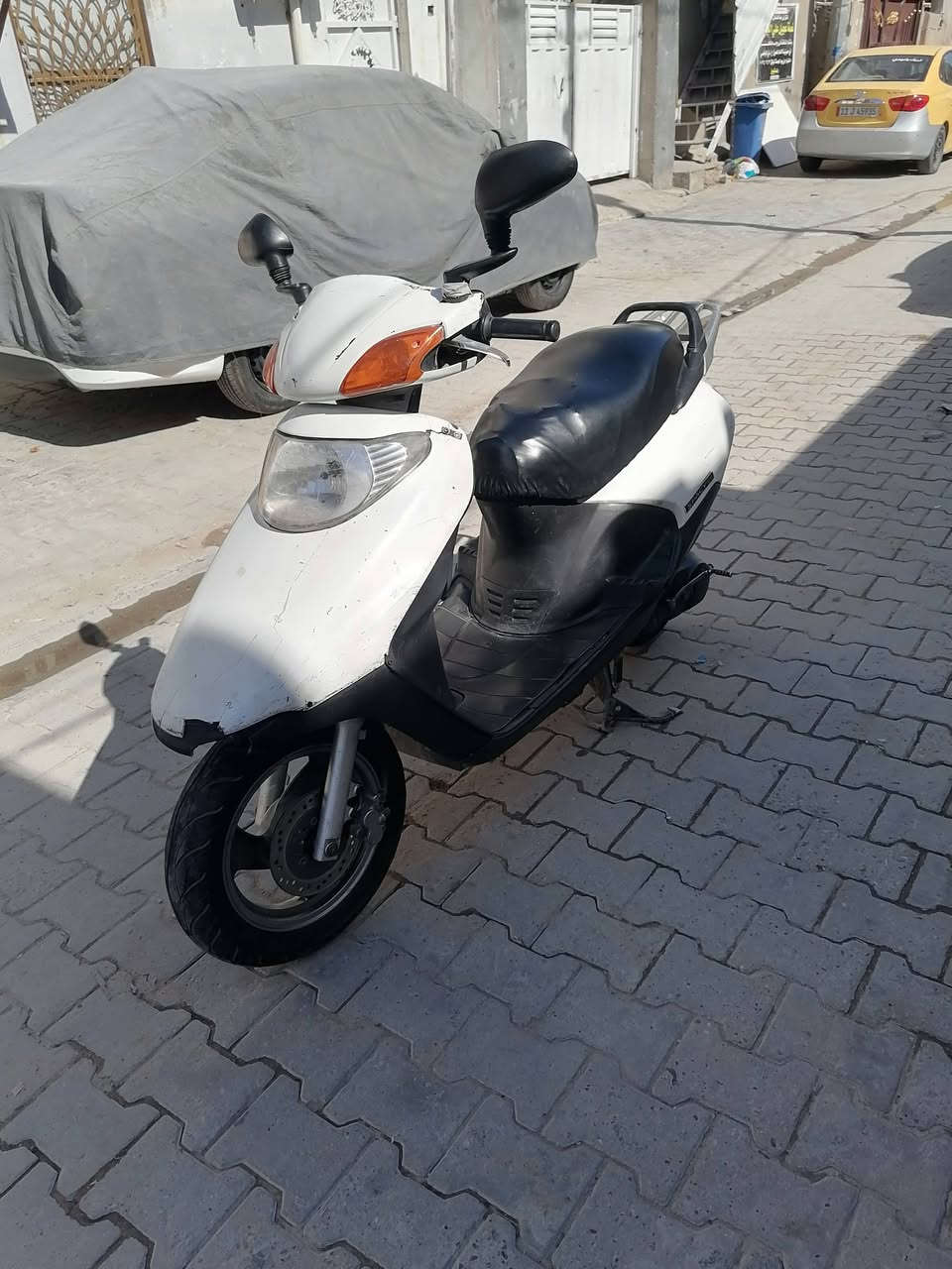 السلام عليكم
سبيسي للبيع دراجه نظيفه كاملة مكملة كلشي شغال بيها نقص الباتري فقط مكينه نكرة شلعة ومعدل مابيها تبخير ولا ضعف بالمكينه/ السعر 300 
عنوان بغداد الحرية
***********
