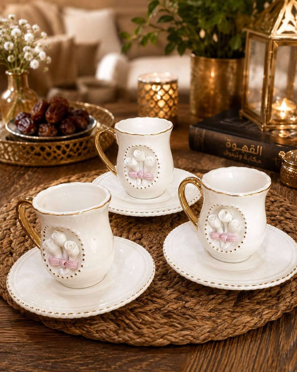 ☕ سيت فنجان قهوة سيراميك فاخر
✨ تصميم أنيق بلمسات ذهبية وزخرفة ورود مميزة.
💝 سعر السيت: 15,000 دينار فقط
تشكيلة مميزة بأسعار تنافسية.
للحجز والاستفسار مراسله الصفحه او على الارقام
***********
***********

عنوان المحل حي الموظفين شارع مدرسة جمانه اسم المحل بيتك عدنا
