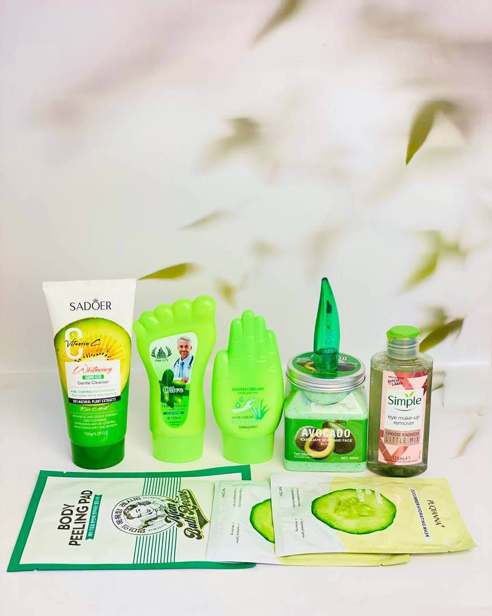 ✨💚 عرض العناية المنعشة بالبشرة 💚✨

دلعي بشرتج ببكج كامل يخليها
نظيفة، ناعمة ومشرقة من أول استعمال 😍

البكج يحتوي:
🥝 غسول فيتامين سي لتنظيف البشرة بعمق
🫒 كريم قدم بالزيتون نعومة وترطيب للقدمين
🤲 كريم يدين حتى تبقى ناعمة ومعطرة
🥒 ماسك الخيار ترطيب وانتعاش للبشرة
🥑 مقشر الافوكادو يزيل الجلد الميت ويصفي البشرة
💄 مرطب شفايف نعومة وترطيب للشفايف
🧴 مزيل مكياج تنظيف لطيف بدون تهيج
🌿 جل الألوفيرا تهدئة وترطيب للبشرة
🧽 ليفة تقشير لتنظيف الجسم وتنعيمه بغداد, العراق


**إذا كنت صاحب هذا الإعلان وتريد حذفه لأي سبب، رجاءا أرسل رسالة إلى الدعم الفني**