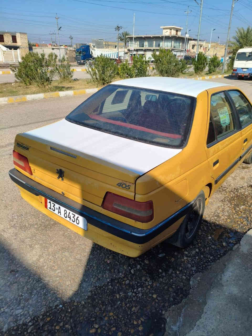 السلام عليكم بيجو 405لميس موديل 12 لسياره بسمي السنويه لل 30 مصفره هيئه وغرامات  مكينه خير من الله  رقم ميسان مشروع وطني  السعر 30 وبيهه مجال للاستفسار واتصال *********** مكان السياره ميسان قضاء علي الغربي
