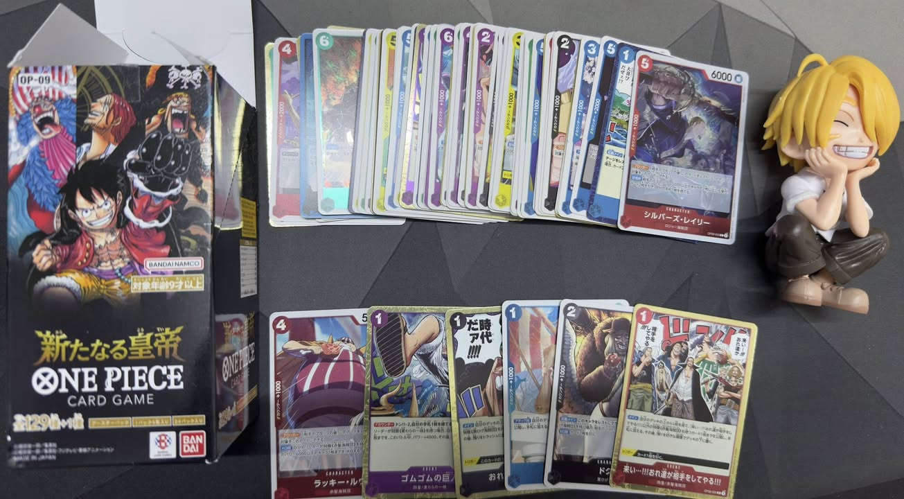 من رخصە الادمین

بطاقات وباکات ون بيس متوفرة

١- باکات المتوفرة (غير مفتوحة): OP-09، OP-12، OP-13

٢-الصناديق المتوفرة (مفتوحة): OP-09، OP-13، PRB-01. كل صندوق يحتوي على أكثر من 100 بطاقة، بما في ذلك البطاقات اللامعة.

٣- الصندوق الكبير: أكثر من 500 بطاقة من مجموعات مختلفة، بما في ذلك البطاقات اللامعة.

٤- حوالي 40 بطاقة باللغة الإنجليزية.

إذا كنت مهتمًا بأي شيء، يُرجى مراسلتي.


**إذا كنت صاحب هذا الإعلان وتريد حذفه لأي سبب، رجاءا أرسل رسالة إلى الدعم الفني**