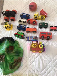 عربيات خشبية • مجموعة ألعاب • قطار