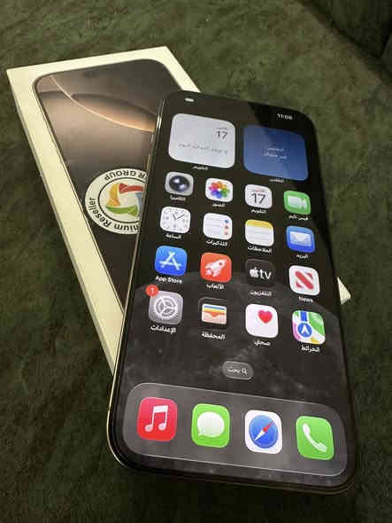 iPhone 16pro max أيفون 16 برو ماكس 
✅الذاكره 256 
✅البطاريه 99‎%‎
✅مستخدم قليل 
✅ ماستر 
✅ فئه m
💰السعر 1525000 وبي مجال 

📞 ***********

#ايفون #16بروماكس#موبايلات
