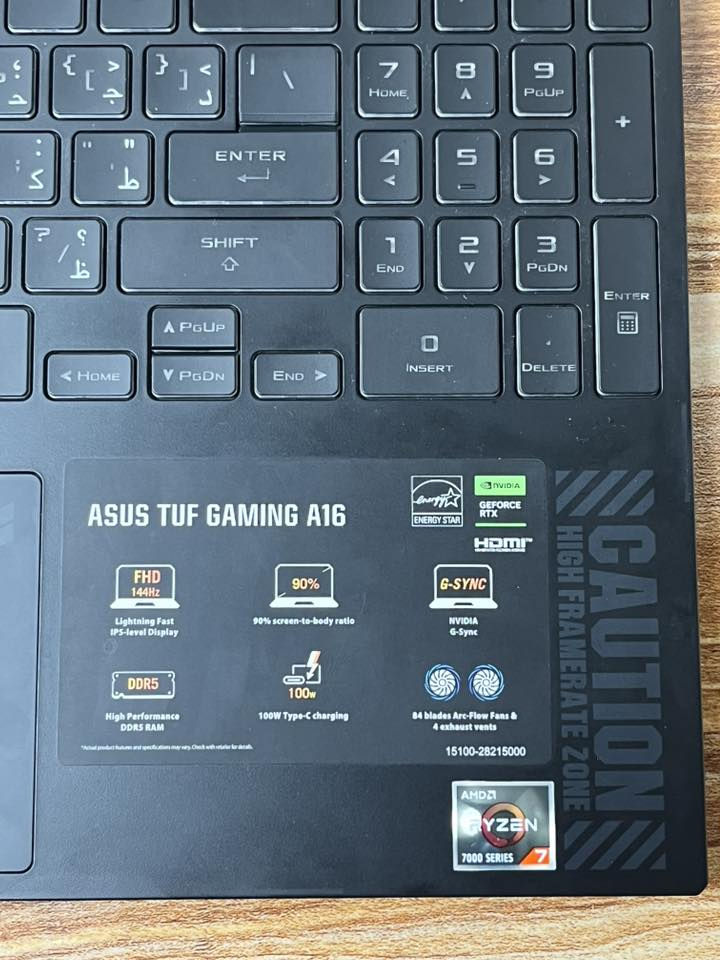 السلام عليكم 
لابتوب اسوس a16 للبيع مستخدم شهر واحد للدراسة فقط
المواصفات موجودة بالصور 
واللابتوب جديد كلش وموجودة كامل ملحقاته مع الكارتون 
السعر مليون و50 
للتواصل واتساب 
***********
