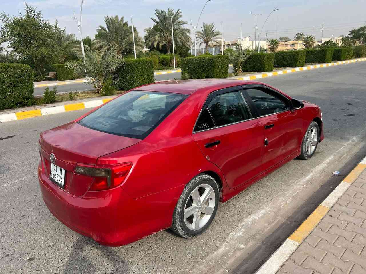 سلام عليكم للبيع كامري 2014 رقم بغداد تحويل ثاني يوم محرك كير تبريد شرط حادثها خلفي السعر 115 بيها مجال   مكاني تكريت رقمي ***********
