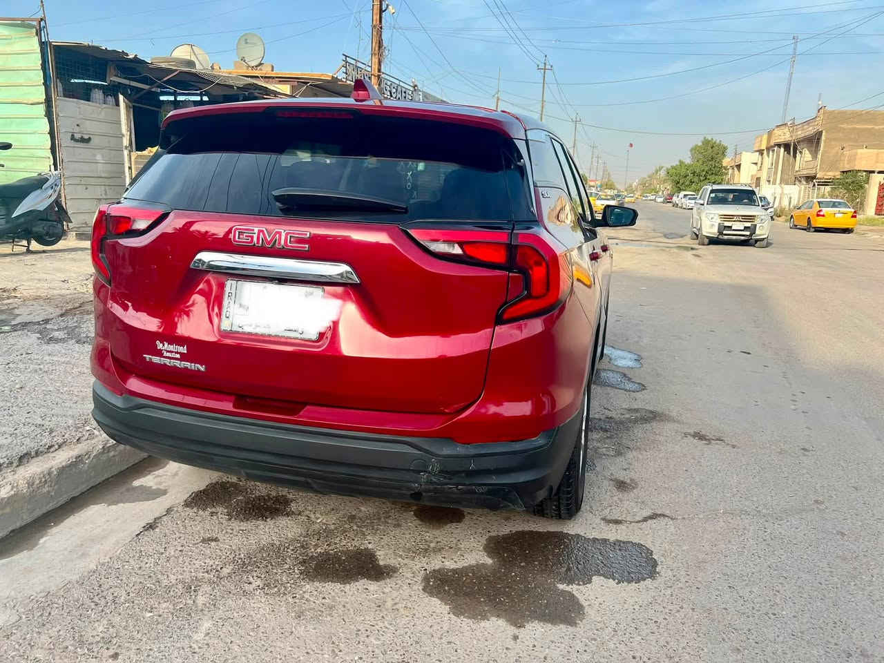 سلام عليكم جمسي تيران نظيف حادثه بسيط موضح بالصور الاتصال ***********
