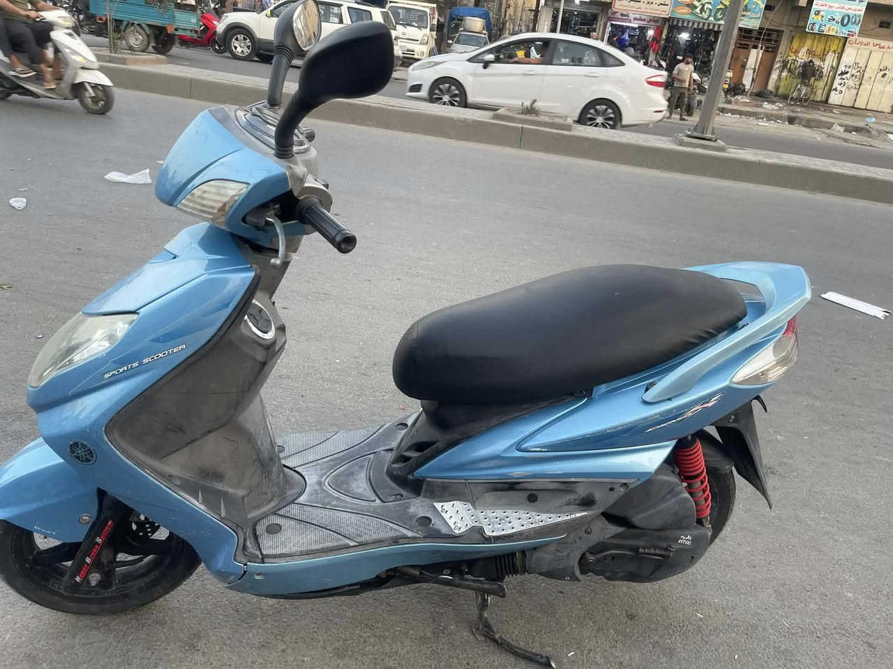 دراجه سكنس للبيع كامله ومواصفات وكهربائيات وكفرات ومكينه مكفوله جديده الدراجه لوك مكاني بلديات تقاطع المرور شراي اتصل ***********
