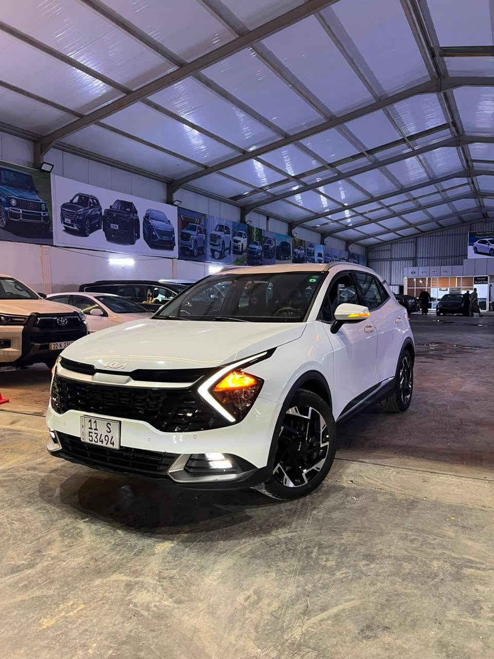سلام عليكم
سبورتج 2023 خليجيه مواصفات دوليه 
سياره حاله الوكاله 
فوول عدا الفتحه 
ماشيه 57km 
سعر / 195 وبيها مجال 
عنوان / ديالى جديده الشط 
هاتف / ***********
