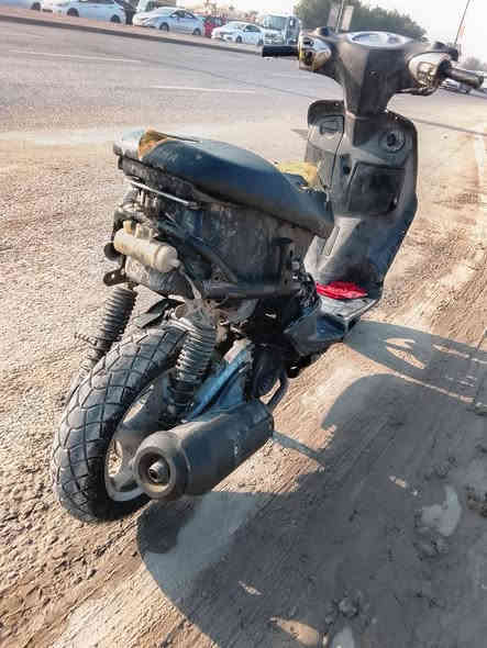 سكنس ياباني شغاله دكه وحده  نظيفه الدراجة بس مهموله بلبيت صارله اهواي الي يريده يجي دكه وحده وين ماتريد كيفك سعره150 مكاني بالموفقيه رقميي
***********
