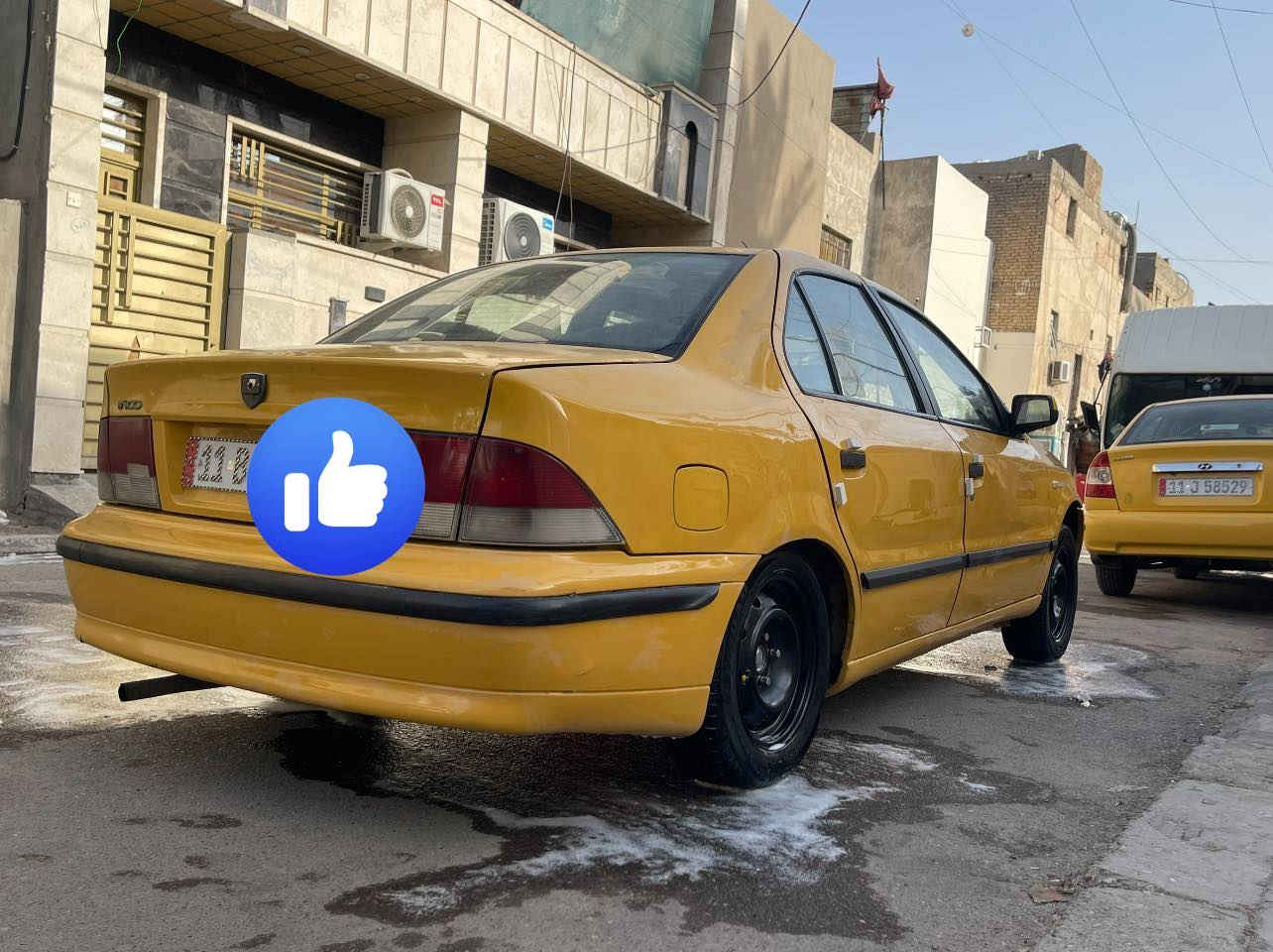 السلام عليكم سمند 11لبيع سياره خير من الله مكينه وكير جدد صدر امامي خلفي جدد تاخمً تأير جدد السياره بيه بنيد مبدل ولا باقي مكفول تبريد ثلج دوشمه جديد السعر 35بيه مجال مكان بغداد الزعفراني ***********
